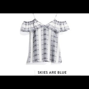 Skies Are Blue Cold Shoulder